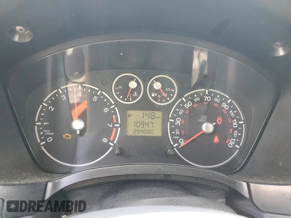 2010 Ford Transit Connect XLT with VIN NM0KS9BN2AT027939, listed as a Copart auction lot 62100305 with 294,080 mi miles and Salvage title. Bid and sale history available at DreamBid. Image 9.
