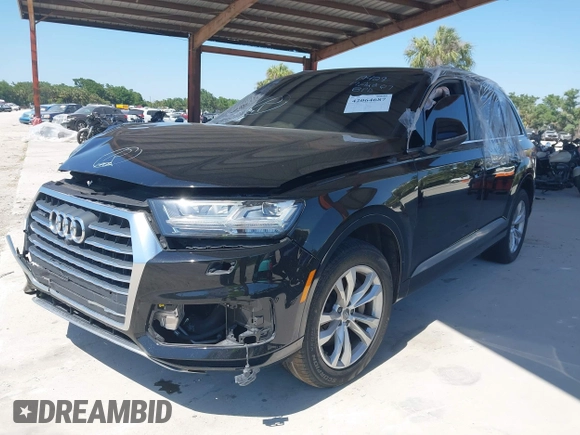 2017 Audi Q7 Premium Plus with VIN WA1LHAF75HD040203, listed as a IAAI auction lot 42064687 with 100,845 mi miles and . Bid and sale history available at DreamBid. Image 18.