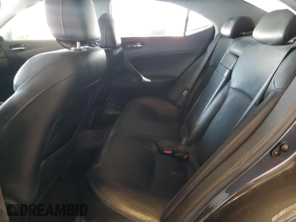 2006 Lexus IS 350 with VIN JTHBE262765004555, listed as a Copart auction lot 61045115 with 170,815 mi miles and Salvage title. Bid and sale history available at DreamBid. Image 10.