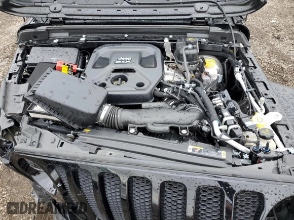 2021 Jeep Wrangler Unlimited Sport S с VIN 1C4HJXDN0MW566970, выставлен на аукционе Copart как лот 57655765 с пробегом 24 751 миль миль и Списание • Salvage title. История ставок и продаж доступна на DreamBid. Изображение 12.