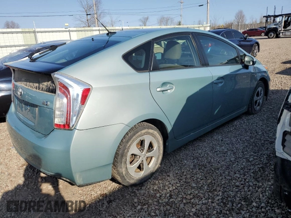 2012 Toyota Prius One with VIN JTDKN3DU3C1582795, listed as a Copart auction lot 54000695 with 267,725 mi miles and Clean Title. Bid and sale history available at carsss.com. Image 3.