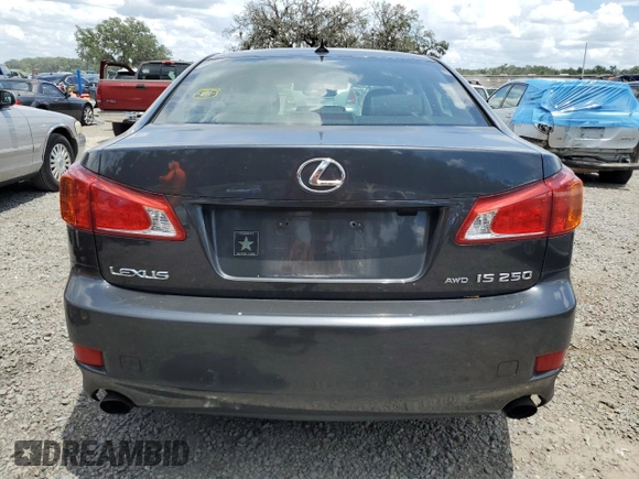 2010 Lexus IS 250 with VIN JTHCF5C24A5043992, listed as a Copart auction lot 60316465 with 94,318 mi miles and Salvage title. Bid and sale history available at DreamBid. Image 6.