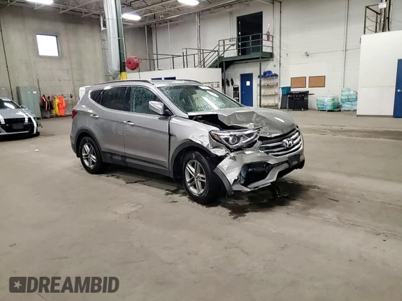 2018 Hyundai Santa Fe 2.4L with VIN 5NMZUDLB5JH096340, listed as a Copart auction lot 61038095 with 114,993 mi miles and Salvage title. Bid and sale history available at DreamBid. Image 14.