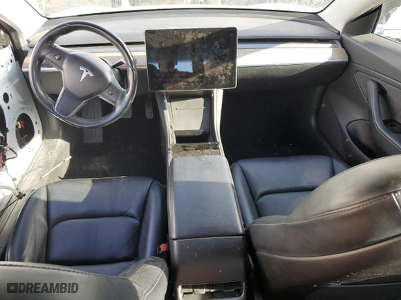 2019 Tesla Model 3 Long Range with VIN 5YJ3E1EB0KF390214, listed as a Copart auction lot 45421615 with 0 mi miles and Salvage Title. Bid and sale history available at carsss.com. Image 8.