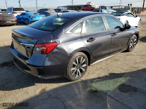 2022 Honda Civic Sedan EX with VIN 2HGFE1F74NH305480, listed as a Copart auction lot 85490774 with 42,989 mi miles and Salvage Title. Bid and sale history available at carsss.com. Image 3.