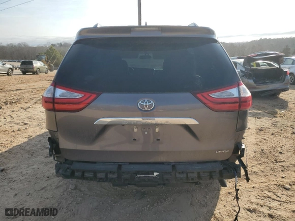 2016 Toyota Sienna XLE with VIN 5TDYK3DC4GS738605, listed as a Copart auction lot 43719005 with 116,614 mi miles and Salvage Title. Bid and sale history available at carsss.com. Image 6.