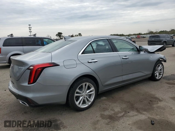 2024 Cadillac CT4 Luxury with VIN 1G6DK5RK9R0132350, listed as a Copart auction lot 50769515 with 1,768 mi miles and Salvage Title. Bid and sale history available at carsss.com. Image 3.