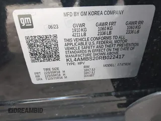 2024 Buick Encore GX Preferred z VIN KL4AMBS20RB022417, wystawiony jako IAAI lot #41265103 z przebiegiem 11 486 mil mil oraz . Historia ofert i sprzedaży dostępna na DreamBid. Obrazek 9.