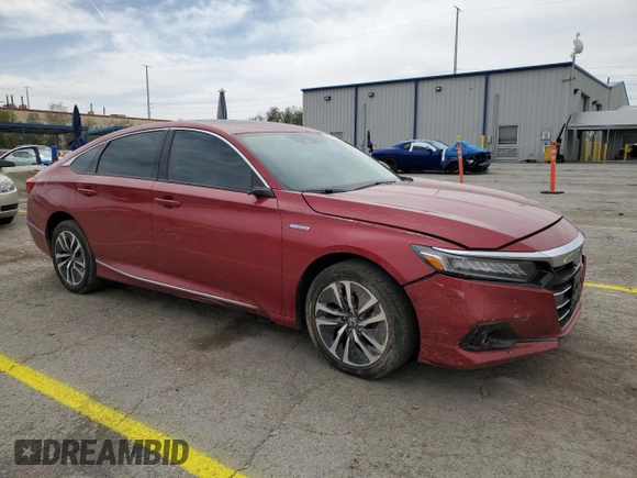 2022 Honda Accord EX-L with VIN 1HGCV3F50NA007181, listed as a Copart auction lot 50923265 with 79,522 mi miles and Salvage title. Bid and sale history available at DreamBid. Image 4.