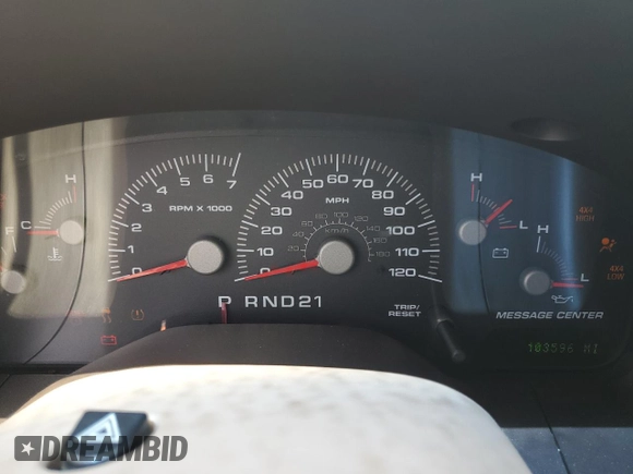 2004 Ford Expedition Eddie Bauer with VIN 1FMFU18L84LA80053, listed as a Copart auction lot 58858345 with 103,596 mi miles and Salvage title. Bid and sale history available at DreamBid. Image 9.