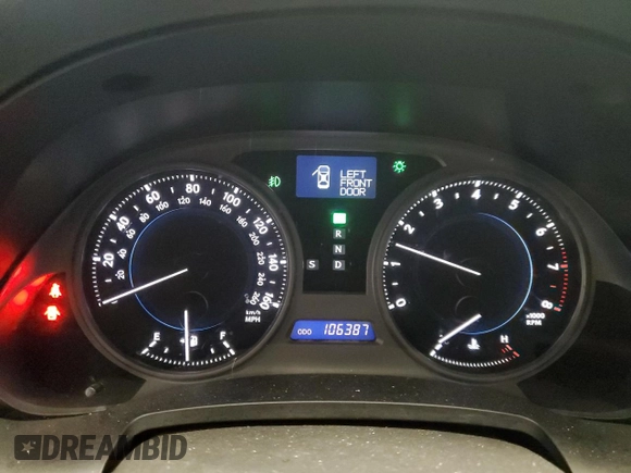 2009 Lexus IS 250 with VIN JTHCK262295028568, listed as a Copart auction lot 60450065 with 106,387 mi miles and Salvage title. Bid and sale history available at DreamBid. Image 9.