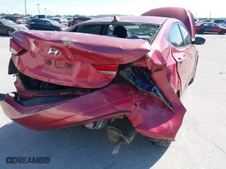 2014 Hyundai Elantra SE with VIN KMHDH4AE4EU174399, listed as a IAAI auction lot 41900852 with 100,660 mi miles. Bid and sale history available at carsss.com. Image 6.