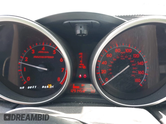 2010 Mazda 3 Mazdaspeed3 Sport with VIN JM1BL1H45A1178365, listed as a IAAI auction lot 42555597 with 129,145 mi miles and . Bid and sale history available at DreamBid. Image 7.