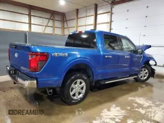 2024 Ford F-150 XLT with VIN 1FTFW3LD7RFA25030, listed as a Copart auction lot 78872104 with 9,247 mi miles and Clean Title. Bid and sale history available at carsss.com. Image 3.