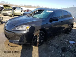 2012 Mazda Mazda3 i Touring with VIN JM1BL1L72C1691786, listed as a Copart auction lot 43922155 with 197,016 mi miles and Salvage Title. Bid and sale history available at carsss.com. Image 1.