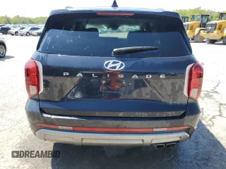 2024 Hyundai Palisade SEL with VIN KM8R24GE8RU782589, listed as a Copart auction lot 52819955 with 28,222 mi miles and Salvage title. Bid and sale history available at DreamBid. Image 6.