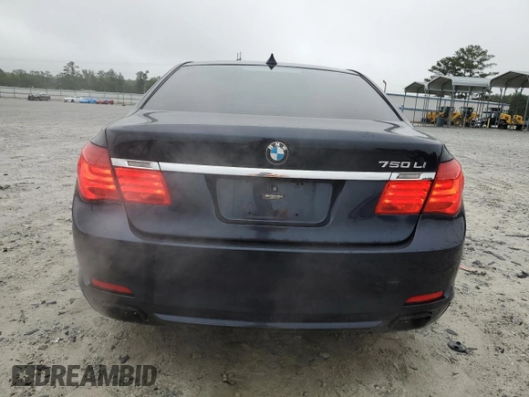 2012 BMW 7 Series 750Li xDrive with VIN WBAKC8C53CC435472, listed as a Copart auction lot 58599105 with 114,685 mi miles and Clean title. Bid and sale history available at DreamBid. Image 6.
