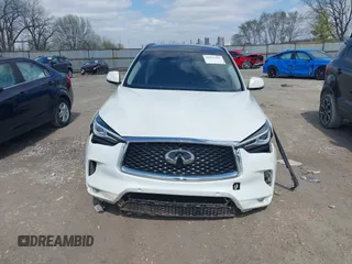 2019 Infiniti QX50 Luxe with VIN 3PCAJ5M33KF119894, listed as a IAAI auction lot 41921395 with 74,797 mi miles and . Bid and sale history available at DreamBid. Image 13.