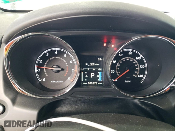 2017 Mitsubishi Outlander ES with VIN JA4AP3AU4HZ036519, listed as a Copart auction lot 56506095 with 100,275 mi miles and Clean title. Bid and sale history available at DreamBid. Image 9.