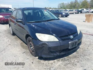 2004 Honda Civic LX with VIN 2HGES16554H505432, listed as a IAAI auction lot 41896813 with 152,685 mi miles. Bid and sale history available at carsss.com. Image 6.