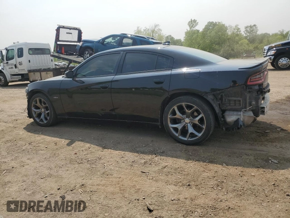 2016 Dodge Charger R/T with VIN 2C3CDXCT4GH303356, listed as a Copart auction lot 59140015 with 128,049 mi miles and Salvage title. Bid and sale history available at DreamBid. Image 2.
