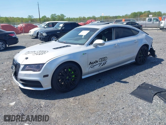 2014 Audi A7 Prestige with VIN WAU2GAFC3EN033481, listed as a IAAI auction lot 42094489 with 93,147 mi miles and . Bid and sale history available at DreamBid. Image 2.