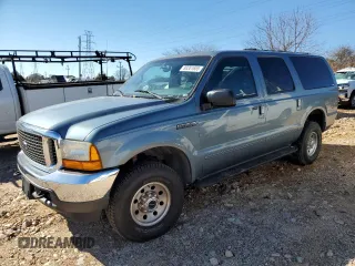 2000 Ford Excursion XLT with VIN 1FMNU41S8YED96108, listed as a Copart auction lot 89351655 with 141,351 mi miles and Salvage Title. Bid and sale history available at DreamBid. Image 1.