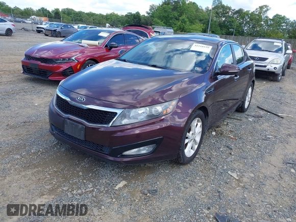 2012 Kia Optima LX with VIN 5XXGM4A77CG033361, listed as a IAAI auction lot 42210159 with 214,137 mi miles and . Bid and sale history available at carsss.com. Image 2.