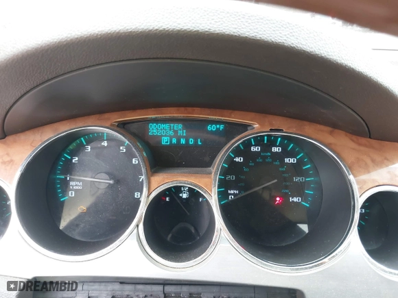 2008 Buick Enclave CXL with VIN 5GAER23728J254168, listed as a IAAI auction lot 41861209 with 252,036 mi miles. Bid and sale history available at carsss.com. Image 7.