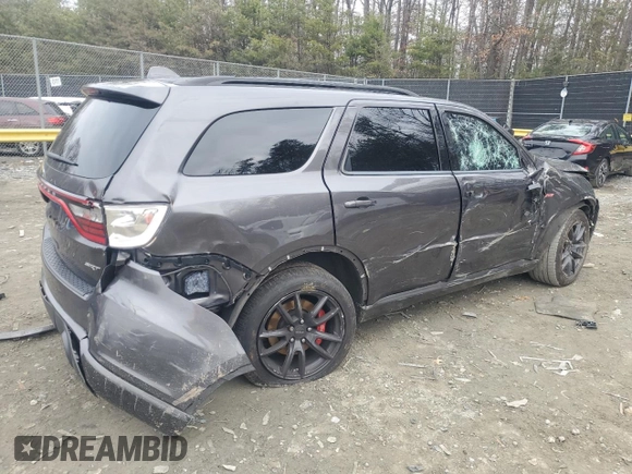 2020 Dodge Durango SRT with VIN 1C4SDJGJ2LC192929, listed as a Copart auction lot 85303824 with 71,534 mi miles and Salvage Title. Bid and sale history available at DreamBid. Image 3.
