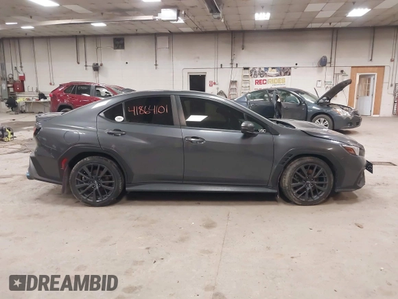 2022 Subaru WRX Limited with VIN JF1VBAL60N9017797, listed as a IAAI auction lot 41864101 with 74,159 mi miles. Bid and sale history available at carsss.com. Image 13.