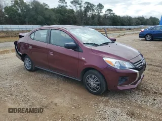 2021 Mitsubishi Mirage G4 ES with VIN ML32FUFJ0MHF03247, listed as a Copart auction lot 45087385 with 77,568 mi miles and Non Repairable. Bid and sale history available at carsss.com. Image 4.