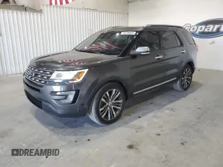 2017 Ford Explorer Platinum с VIN 1FM5K8HT9HGC21236, выставлен на аукционе Copart как лот 66230535 с пробегом 145 201 миль миль и Чистый • Clean title. История ставок и продаж доступна на DreamBid. Изображение 1.
