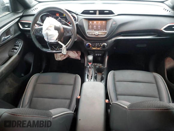 2022 Chevrolet TrailBlazer RS with VIN KL79MUSL4NB082771, listed as a Copart auction lot 46889335 with 81,296 mi miles and Salvage Title. Bid and sale history available at DreamBid. Image 8.