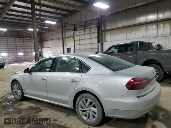 2018 Volkswagen Passat SE with VIN 1VWBA7A3XJC051218, listed as a Copart auction lot 42161495 with 86,219 mi miles and Salvage title. Bid and sale history available at DreamBid. Image 2.