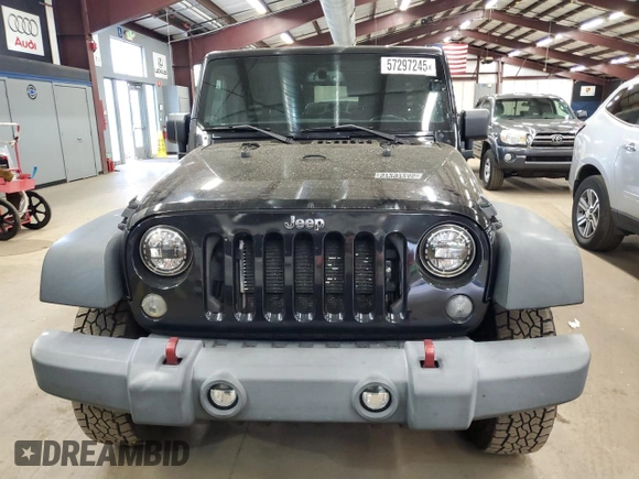 2014 Jeep Wrangler Unlimited Sport with VIN 1C4BJWDG8EL100708, listed as a Copart auction lot 57297245 with 170,862 mi miles and Clean Title. Bid and sale history available at DreamBid. Image 5.