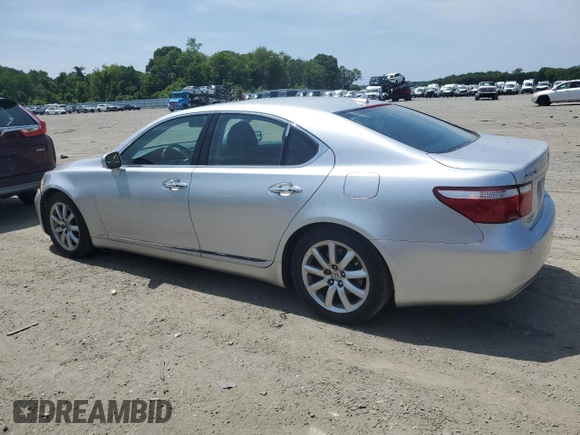 2007 Lexus LS 460 with VIN JTHBL46F675012345, listed as a Copart auction lot 59479965 with 148,538 mi miles and Clean title. Bid and sale history available at DreamBid. Image 2.