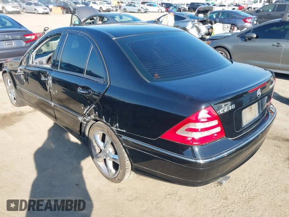 2004 Mercedes-Benz C 230 Kompressor with VIN WDBRF40J84A634936, listed as a IAAI auction lot 41367075 with 302,163 mi miles and . Bid and sale history available at DreamBid. Image 3.