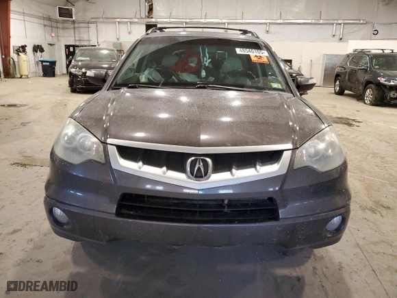 2009 Acura RDX Tech Pkg with VIN 5J8TB18549A005000, listed as a Copart auction lot 48540105 with 0 mi miles and Salvage Title. Bid and sale history available at carsss.com. Image 5.