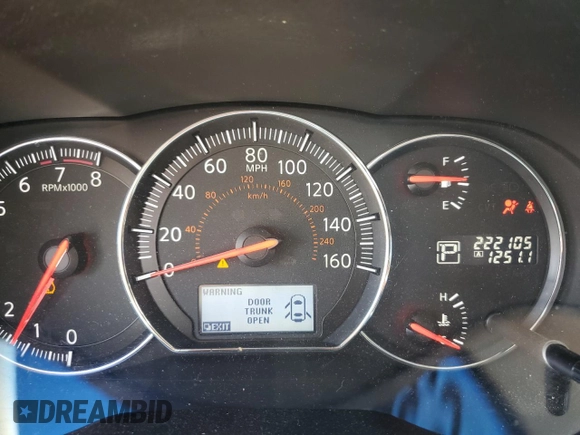2013 Nissan Maxima SV with VIN 1N4AA5AP8DC801800, listed as a Copart auction lot 63450925 with 222,105 mi miles and Salvage title. Bid and sale history available at DreamBid. Image 9.
