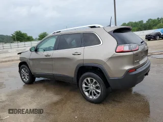 2019 Jeep Cherokee Latitude Plus with VIN 1C4PJMLN0KD384738, listed as a Copart auction lot 60099805 with 52,073 mi miles and Salvage title. Bid and sale history available at DreamBid. Image 2.