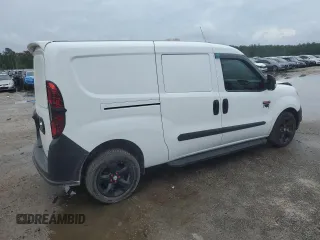 2019 Ram ProMaster City Cargo Tradesman with VIN ZFBHRFAB9K6M61891, listed as a Copart auction lot 56733985 with 81,763 mi miles and Salvage title. Bid and sale history available at DreamBid. Image 3.