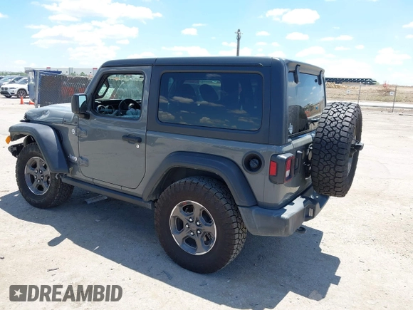 2021 Jeep Wrangler Sport S z VIN 1C4HJXAG8MW569220, wystawiony jako IAAI lot #42213316 z przebiegiem 41 284 mil mil oraz . Historia ofert i sprzedaży dostępna na DreamBid. Obrazek 3.