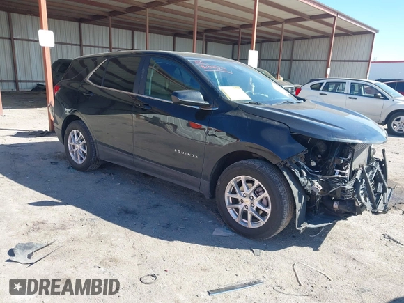 2023 Chevrolet Equinox LT with VIN 3GNAXUEG8PL228748, listed as a IAAI auction lot 41634523 with 34,131 mi miles and . Bid and sale history available at DreamBid. Image 1.