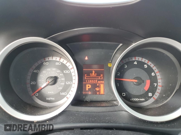 2009 Mitsubishi Lancer DE z VIN JA3AU16U99U001595, wystawiony jako Copart lot #72300274 z przebiegiem 118 028 mil mil oraz Szkoda całkowita • Salvage title. Historia ofert i sprzedaży dostępna na DreamBid. Obrazek 9.