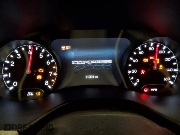 2024 Jeep Compass Latitude Lux с VIN 3C4NJDFN9RT133806, выставлен на аукционе Copart как лот 54915595 с пробегом 11 991 миль миль и Списание • Salvage title. История ставок и продаж доступна на DreamBid. Изображение 9.