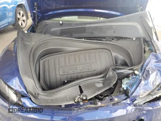 2025 Tesla Model 3 Long Range with VIN 5YJ3E1EA8SF903698, listed as a Copart auction lot 47737195 with 3,513 mi miles and Salvage Title. Bid and sale history available at carsss.com. Image 11.