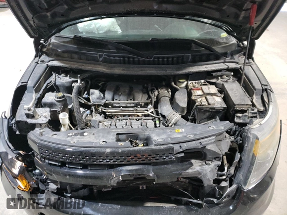 2015 Ford Utility Police Interceptor with VIN 1FM5K8AR4FGA41531, listed as a Copart auction lot 85951774 with 113,857 mi miles and Salvage Title. Bid and sale history available at carsss.com. Image 12.