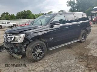 2019 Ford Expedition Max Limited with VIN 1FMJK1KT1KEA19735, listed as a Copart auction lot 56634085 with 147,154 mi miles and Salvage title. Bid and sale history available at DreamBid. Image 1.