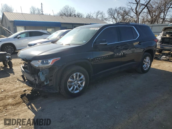 2018 Chevrolet Traverse LT Cloth with VIN 1GNERGKW4JJ282412, listed as a Copart auction lot 87039574 with 108,093 mi miles and Salvage Title. Bid and sale history available at carsss.com. Image 1.
